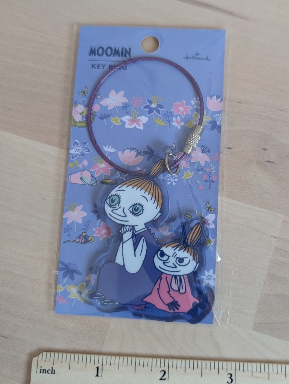 Little My keychain (new) Mymble Moomin Keychain Key Ring New Hallmark